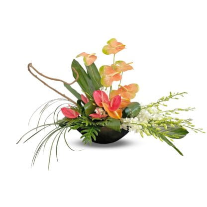 Anthurium-Arrangement- orchids fort lauderdale