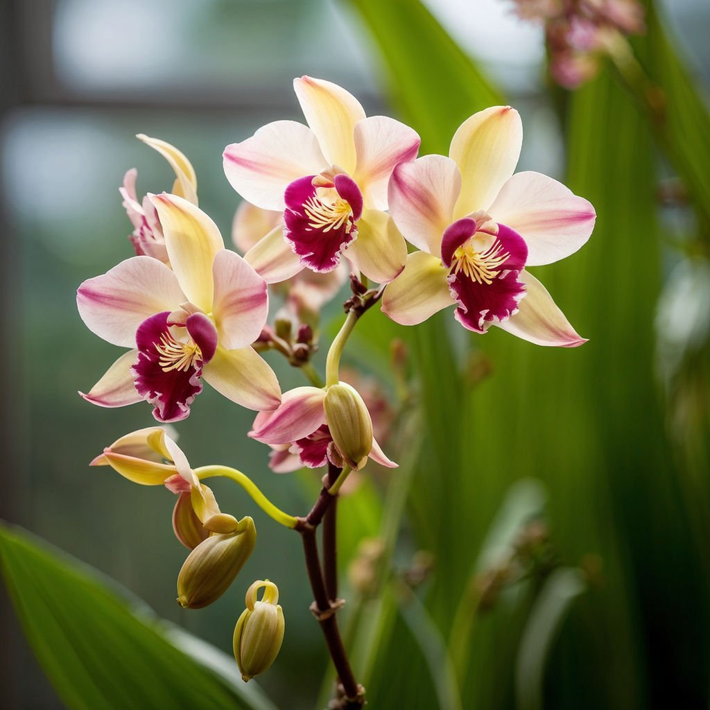 Oncidium orchid, also known as the Dancing Lady orchid