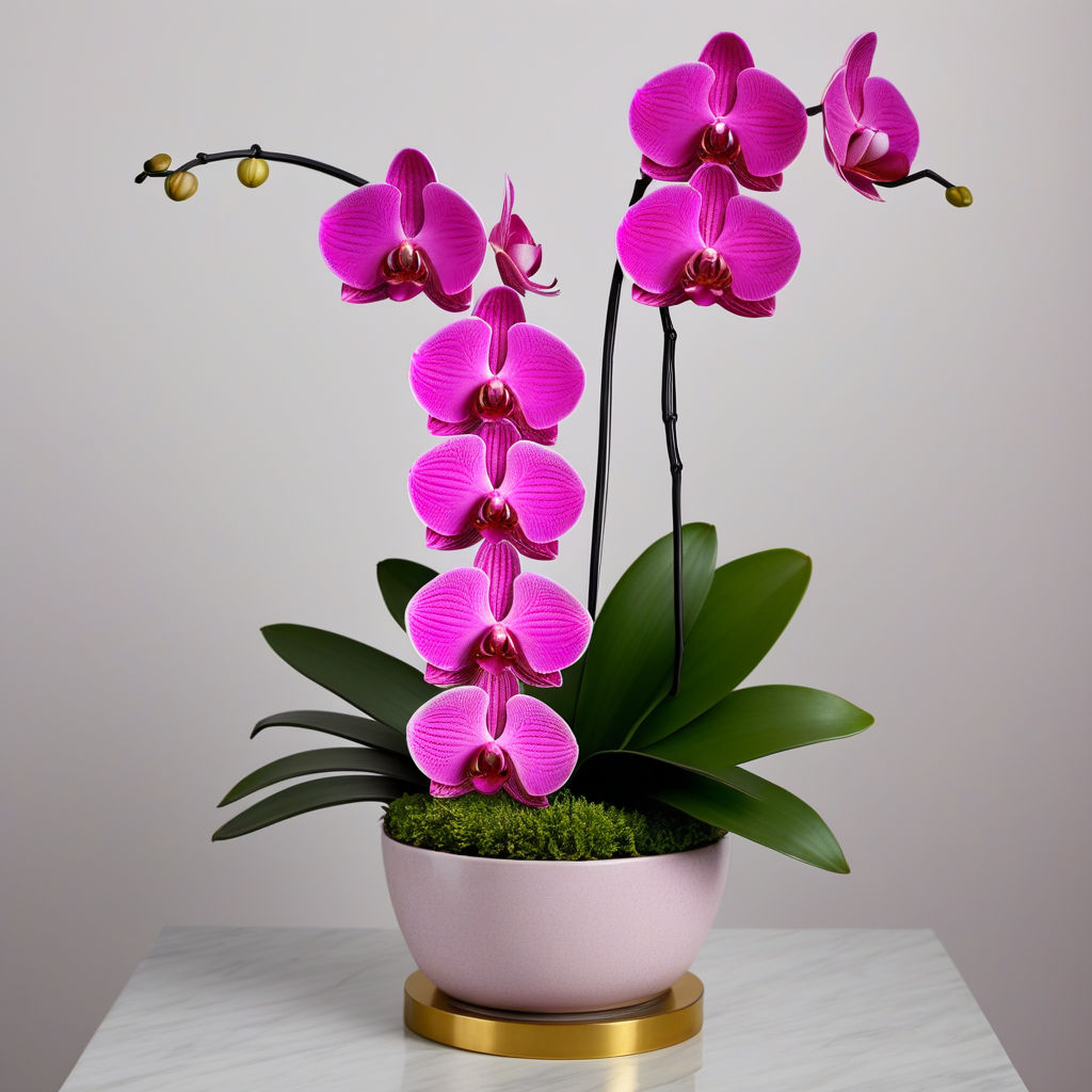 orchid arrangement