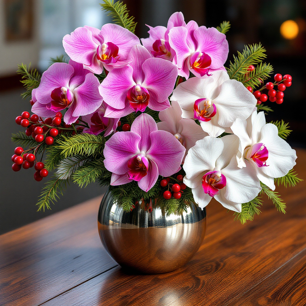 orchid centerpieces for holiday centerpieces(1)