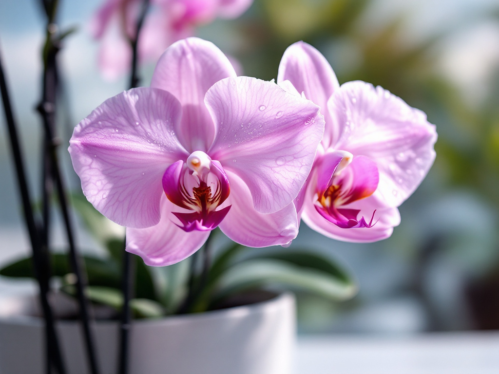 Boat Orchids can be creatively utilized in patio designs