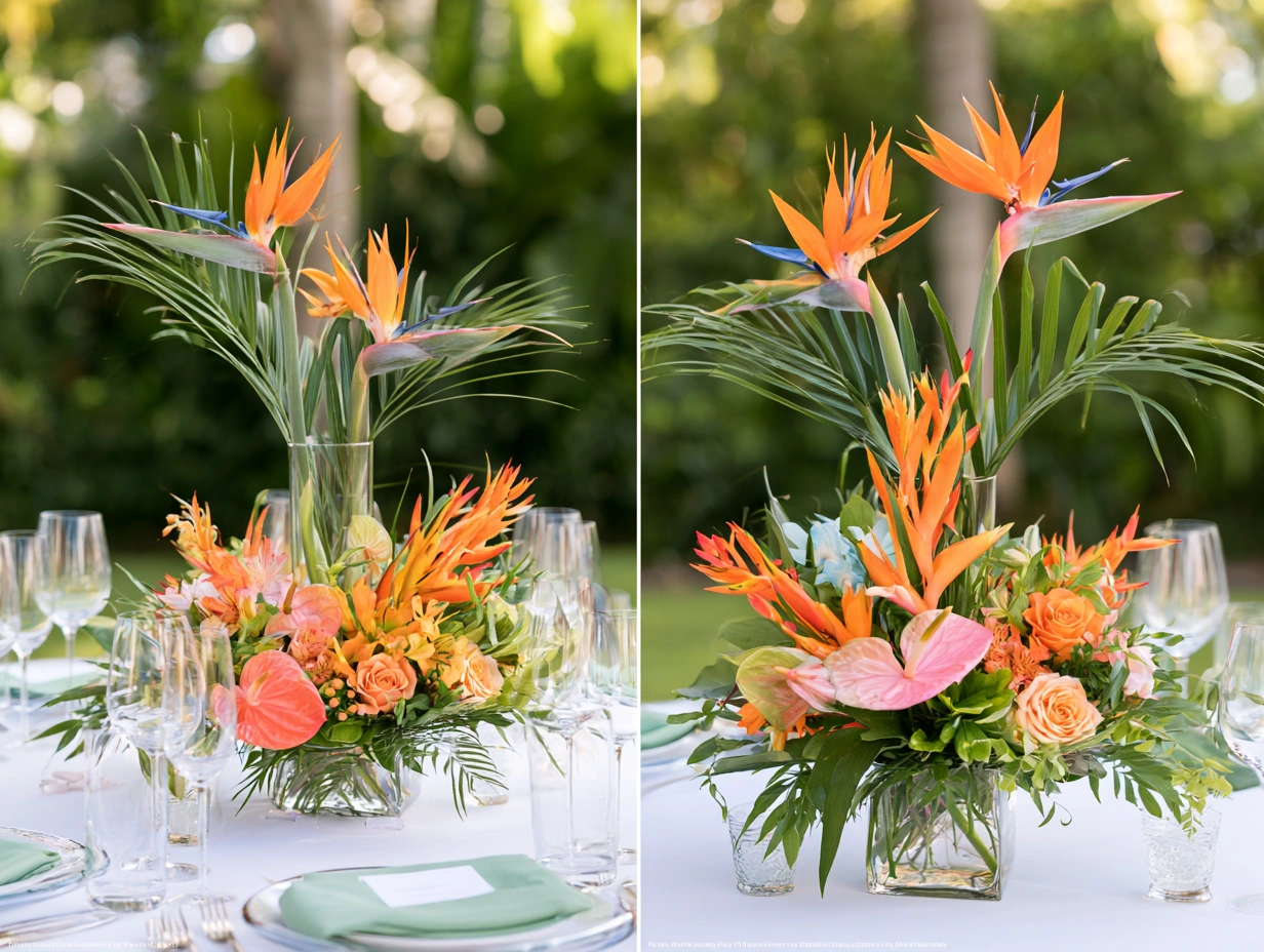 tropical centerpiece ideas, Fort Lauderdale florist